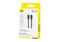 Baseus Silky Series Fast Charging Cable USB-C to iP 20W 1m - Cluster Black