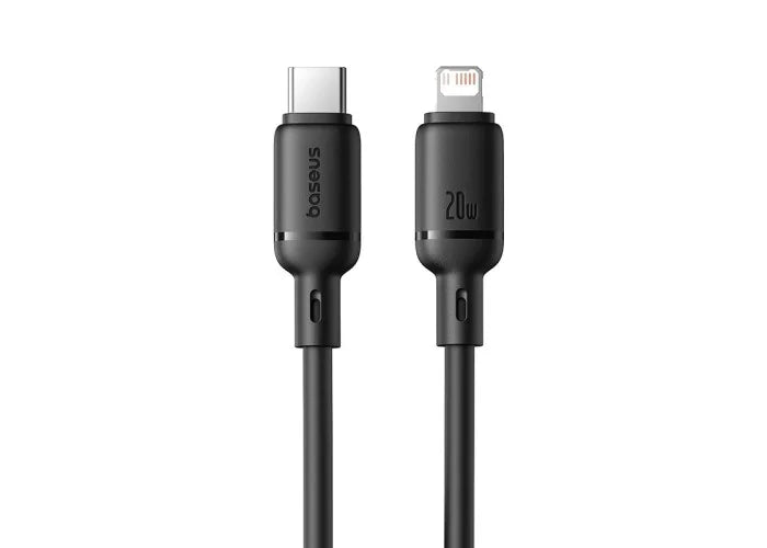 Baseus Silky Series Fast Charging Cable USB-C to iP 20W 1m - Cluster Black