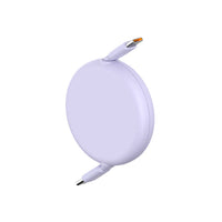 Baseus Free2Pull Mini Retractable Cable USB-C to USB-C 100W 1.5m - Nebula Purple