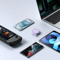 Baseus Free2Pull Mini Retractable Cable USB-C to USB-C 100W 1.5m - Nebula Purple