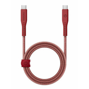 ENERGEA NYLOFLEX CABLE, CHARGE AND SYNC TOUGH LIGHTNING C89 MFI 1.5M –RED