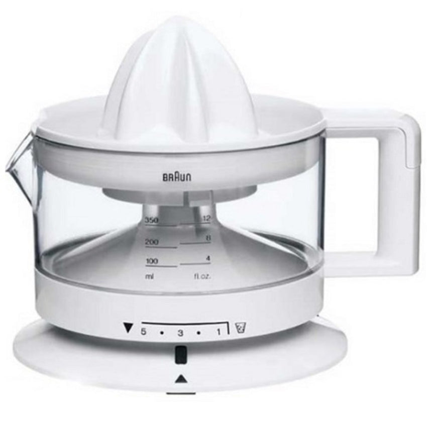 Braun Citrus Juicer 20W 350ml with 5 Levels ? Compact & Versatile Citrus Juicer