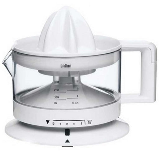 Braun Citrus Juicer 20W 350ml with 5 Levels ? Compact & Versatile Citrus Juicer