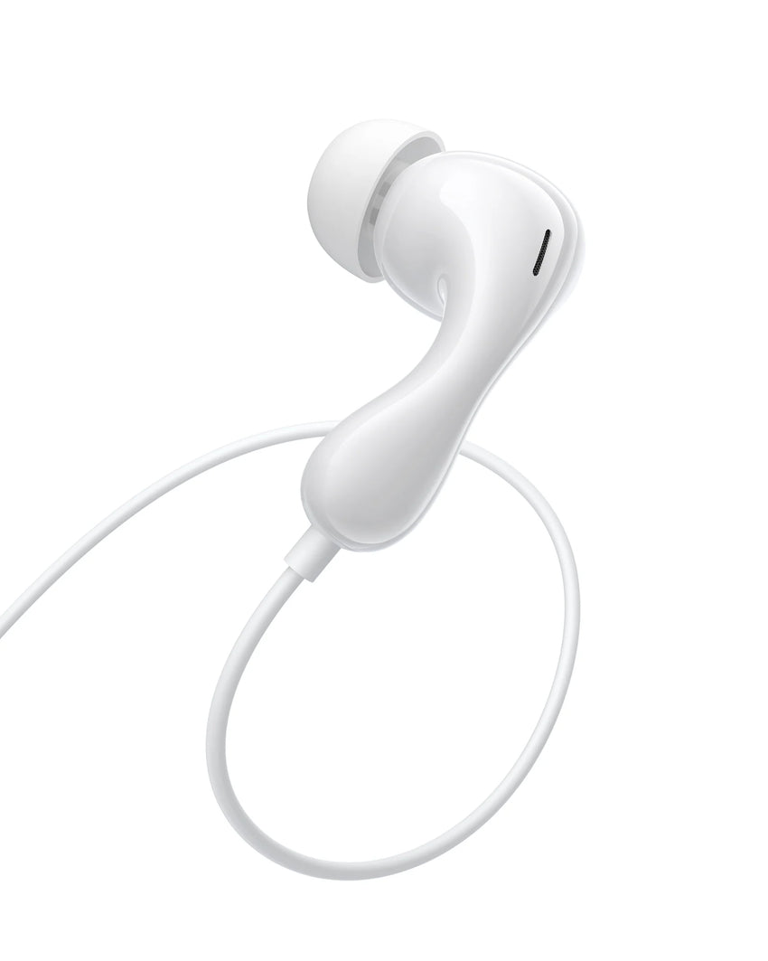 Baseus Encok CZ20 Wired Earphones - Moon White