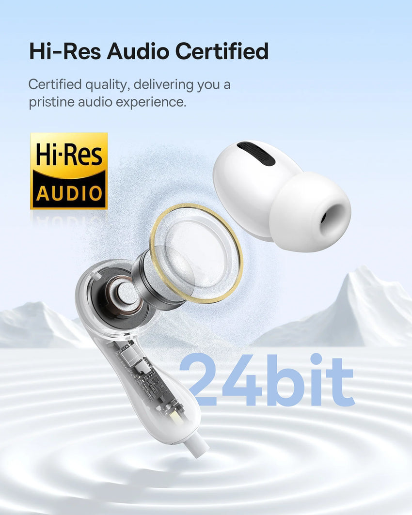 Baseus Encok CZ20 Wired Earphones - Moon White
