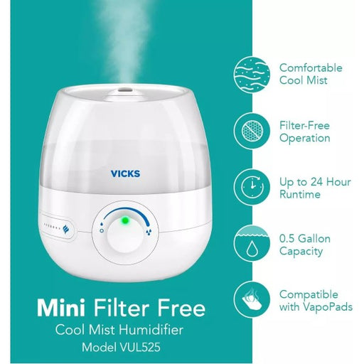 Vicks Mini Cool Mist HUMIDIFIER VUL525E1