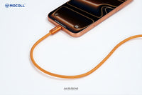Mocoll MCC25-018: The 240W Fast Charging Cable (C-C) - Orange Color