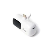 SIA Volt Link SIPBPLGC5-WT Mini power bank Type-C plug  PD 20W 5000Mah -White