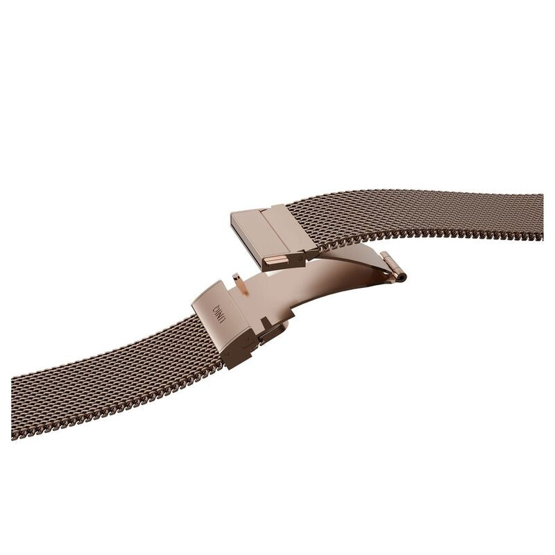 UNIQ DANTE PRO APPLE WATCH SELF-ADJUSTABLE MESH STEEL BAND 42/41/40MM - METALLIC ROSE (METALLIC ROSE)