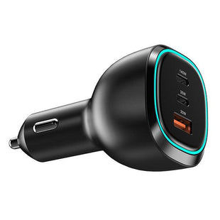 ENGAGE 3 PORT PD USB-C 165W CAR CHARGER BLACK