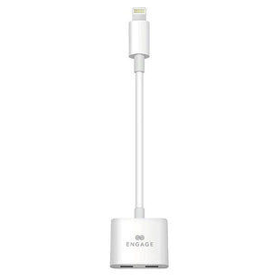 ENGAGE LIGHTNING TO DUAL LIGHTNING CHARGING AUDIO ADAPTER CABLE