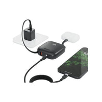 BAZIC GOPOWER FUSION, 3IN1 10000MAH POWERBANK WITH BUILT-IN USB-C AND LIGHTNING CABLE - TRUFFLE