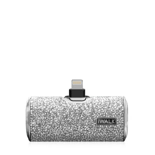 iWALK Link Me Plus Pocket Battery 4500mAh For iPhone - Silver Diamond
