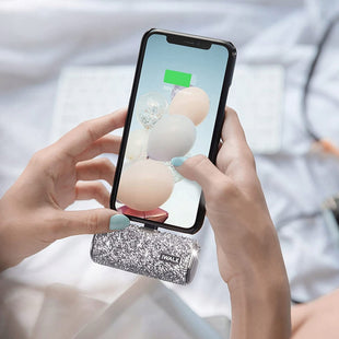 iWALK Link Me Plus Pocket Battery 4500mAh For iPhone - Silver Diamond