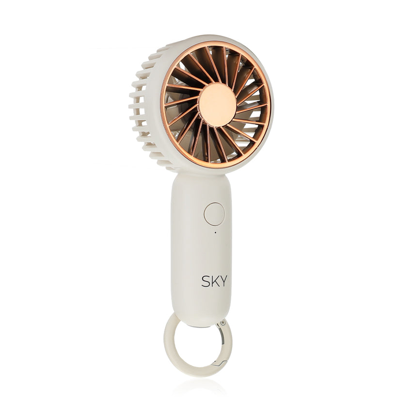 Sky Key Mini Portable Fan - White