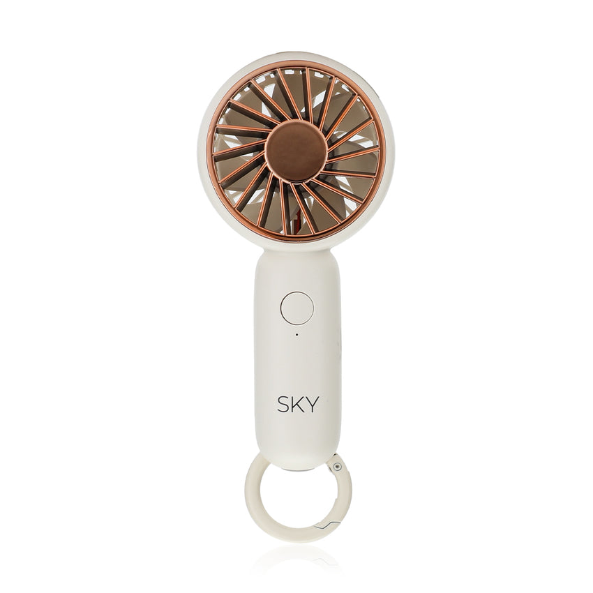 Sky Key Mini Portable Fan - White