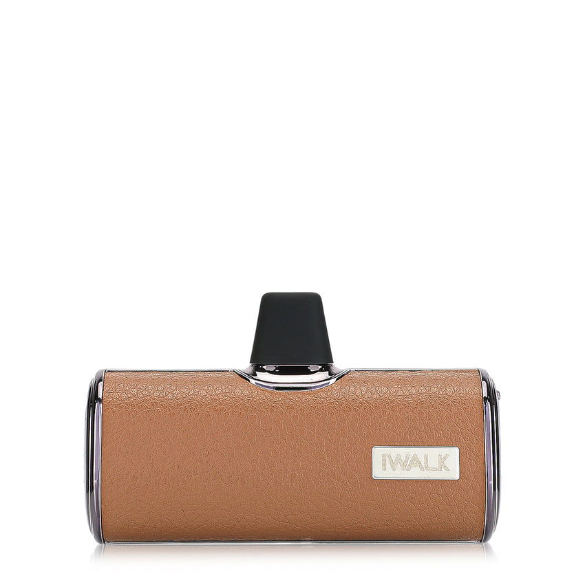 iWALK Link Me Plus Leather Coated Pocket Battery 4500mAh For iPhone - Brown