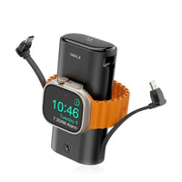 iWALK LinkPod W2 Battery 10000mAh With Wireless Apple Watch Charger - Black