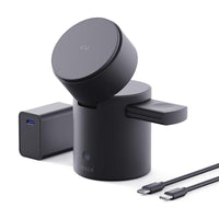 iWALK StandMe Auto 15W Wireless with Auto Rotation, Charging Station - Black