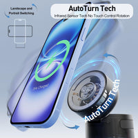 iWALK StandMe Auto 15W Wireless with Auto Rotation, Charging Station - Black