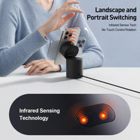 iWALK StandMe Auto 15W Wireless with Auto Rotation, Charging Station - Black