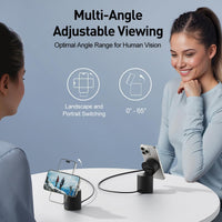 iWALK StandMe Auto 15W Wireless with Auto Rotation, Charging Station - Black