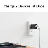 iWALK Leopard GAN 30W- 1AC, 35W Fast Charger - Black