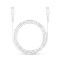 iWALK Twister 60W, Length 2 Meter, Skin Friendly Silicon Charging & Data Cable - White