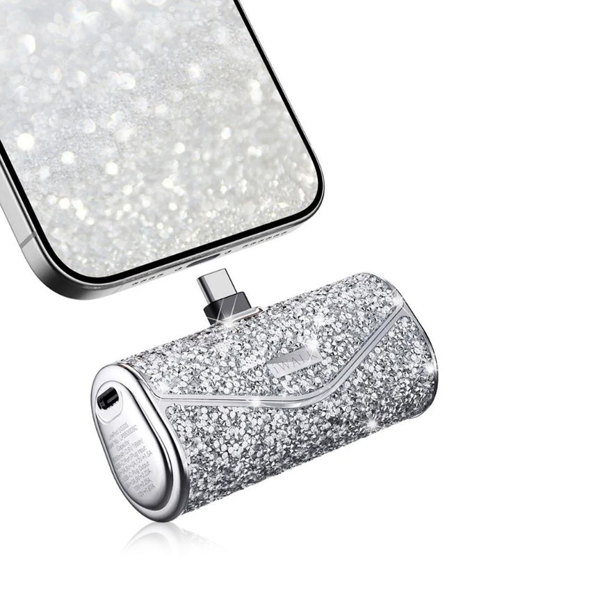 iWALK Linkpod USB-C Power Bank 5000mAh - Silver Diamond