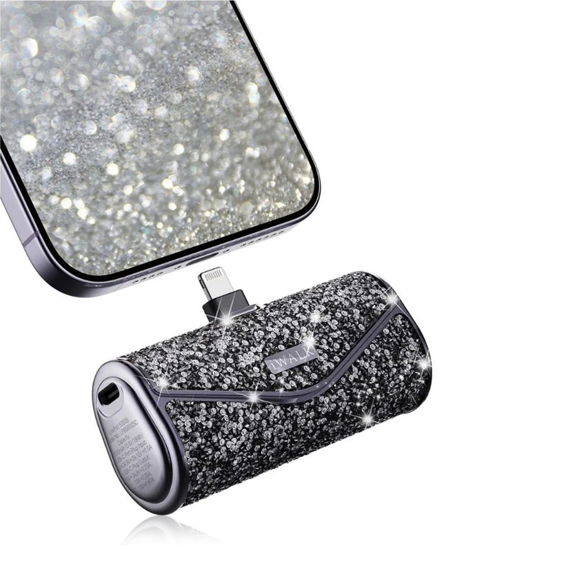 iWALK Linkpod Lightning Power Bank 5000mAh - Black Diamond