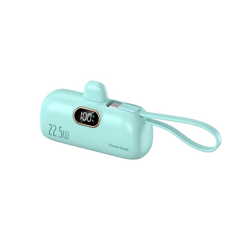LEEDOR HT-DX268 Fast Charging Power Bank - 22.5W / 5000mAh / Blue