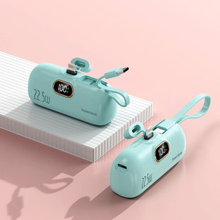 LEEDOR HT-DX268: 22.5W Ultra-Fast 5000mAh Power Bank Blue