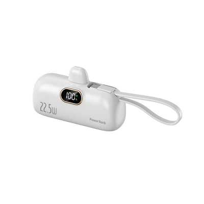 LEEDOR HT-DX268: 22.5W Ultra-Fast 5000mAh Power Bank WHITE