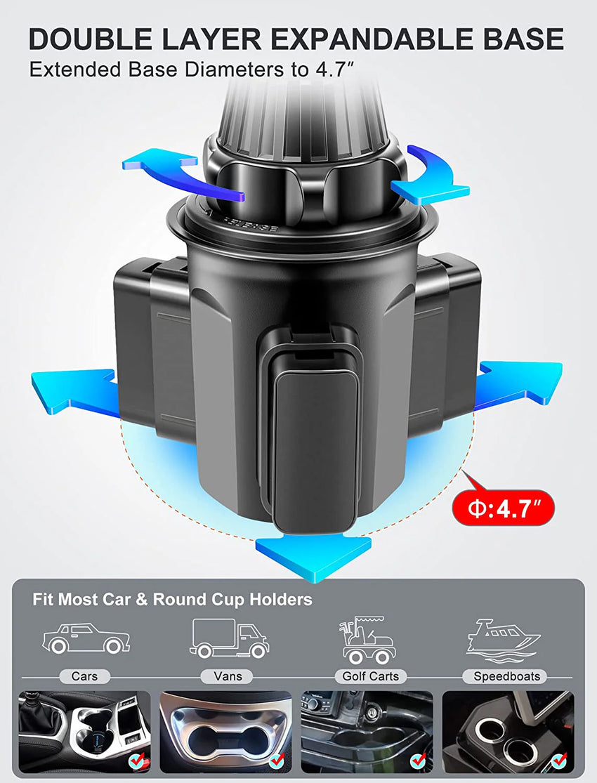 Topgo Cup Holder Phone Mount JC1