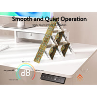 KingSmith ETSFI21 Antique wood color smart height adjustable table