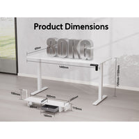 KingSmith ETSFI21 Antique wood color smart height adjustable table