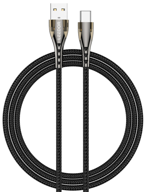 LEEDOR Zinc Alloy Series Fast Charging Data USB to Type C (LD-007T)