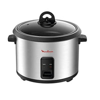 Moulinex 1.8 Litre Rice Cooker - 54W Power, Keep Warm Function, Includes Spoon & Measuring Cup (Model: MK123D27)