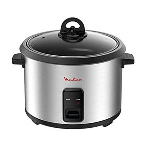 Moulinex 1.8 Litre Rice Cooker - 54W Power, Keep Warm Function, Includes Spoon & Measuring Cup (Model: MK123D27)