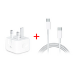 Apple Essentials Charging Bundle: 20W USB-C Power Adapter + 60W USB-C to USB-C Cable (1M)