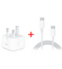 Apple Essentials Charging Bundle: 20W USB-C Power Adapter + 60W USB-C to USB-C Cable (1M)