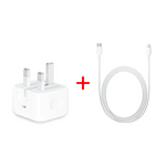 Apple Fast Charge Bundle: 20W USB-C Power Adapter + 1M USB-C to Lightning Cable