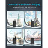 RAVPower RP-PC1060 Super Mini 1C port PD30W travel adpater (UK,EU,US,AUS Plug) black