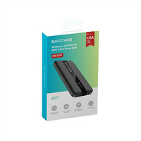 RAVPower RP-PB236 RAVPower RP-PB1236 PD Pioneer 20W 3-Port 10000mAh Power Bank Black global global Black