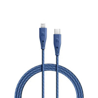 RAVPower RAV Type-C to Lightning Cable 1.2m Nylon Blue-RP-CB1017