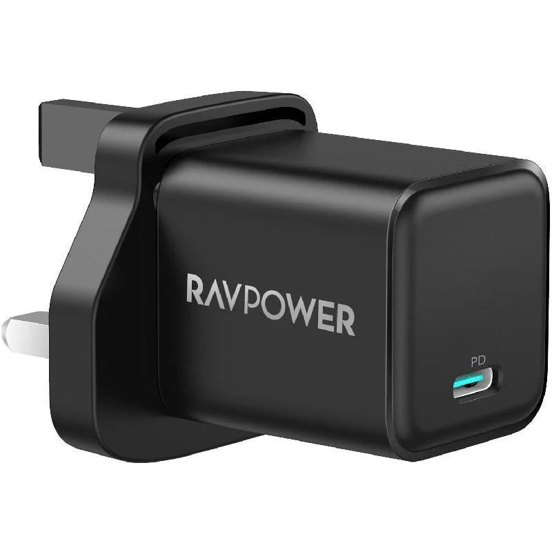 RAVPOWER RP-PC167 PD 20W Wall Charger 1C BLACK