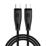RAVPower RP-CB1037 60W C-C 1.2M USB2.0 3A Cable Black