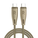 RAVPower RP-CB1037 60W C-C 1.2M USB2.0 3A Cable Gold