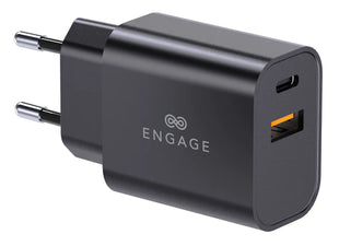 ENGAGE DUAL PORT 30W GANII PD FAST CHARGER WITH INTERCHANGEABLE ADAPTER-6EGN