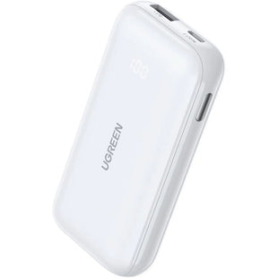 UGREEN 10000mAh PD-30WTwo-way Fast Charging Power Bank White PB501